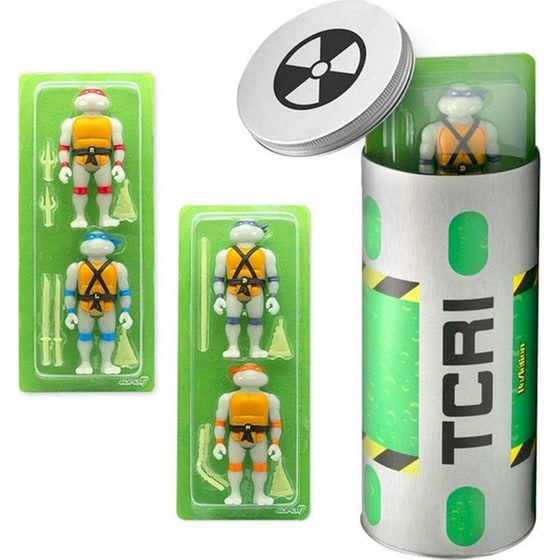 Φιγούρα Δράσης SUPER7 Teenage Mutant Ninja Turtles Ooze Canister 10cm (4 τμχ) image 0
