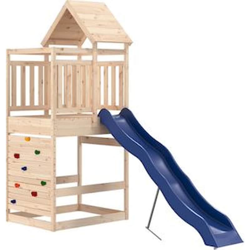 VidaXL Παιδική Χαρά Εξωτερικού Χώρου από Μασίφ Ξύλο Πεύκου VIDAXL