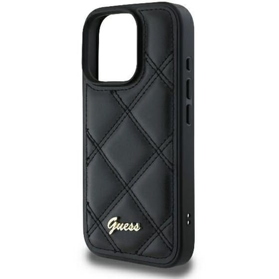 Θήκη Apple iphone 16 Pro - Guess Quilted Metal - Μαύρο image 5