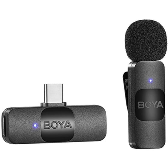 Σύστημα Ασύρματου Μικροφώνου 2.4GHz με USB-C για Android - Boya BY-V10 image 2
