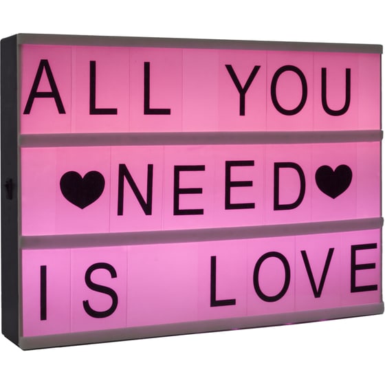 Διακοσμητικό Φωτιστικό Light Box Spitishop με Led 4.5x22cm - Λευκό image 4