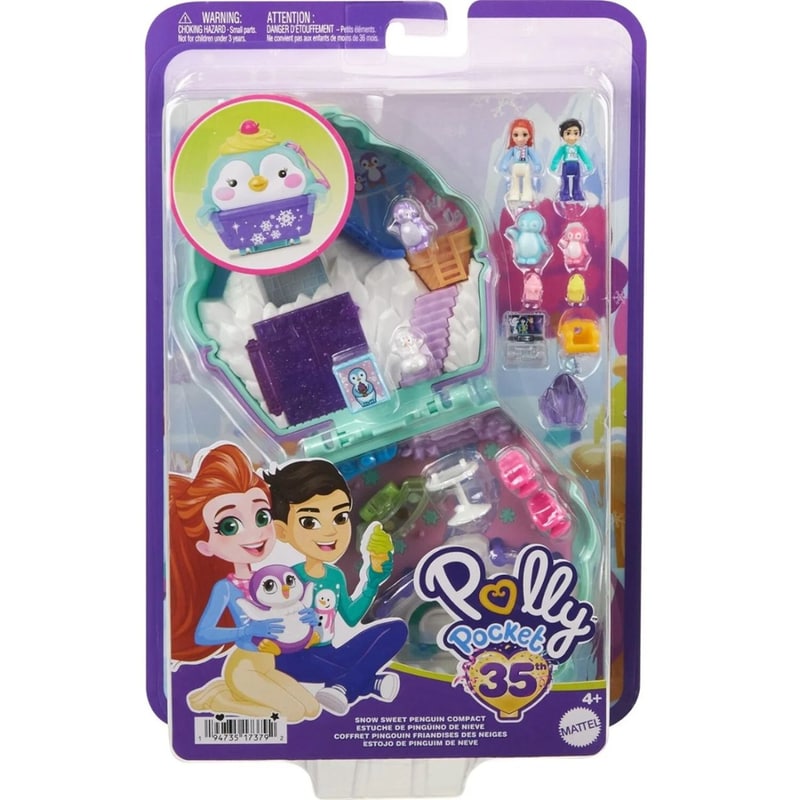 Polly Pocket Polly Mini Ο Κόσμος Της Polly Σετάκια – Snow Sweet Penguin