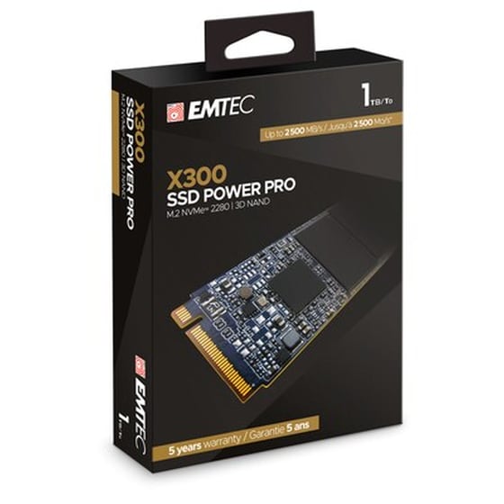 Εσωτερικός SSD Emtec X300 NVMe M.2 1TB PCI Express 3.0 3D NAND image 1