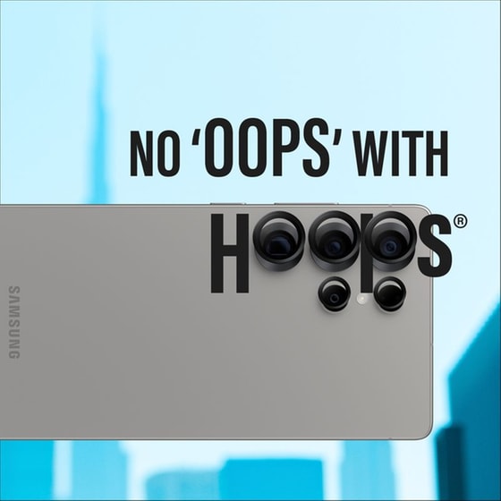 Προστατευτικό καμερών Samsung Galaxy S25 Ultra - PanzerGlass Hoops Lens Protector Black image 3