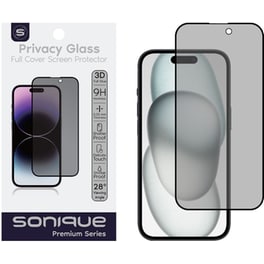 Προστατευτικό οθόνης AppleiPhone 15 Plus/16 Plus - Sonique Privacy Glass Premium Series HD 0.33 Mm 9h - Μαύρο