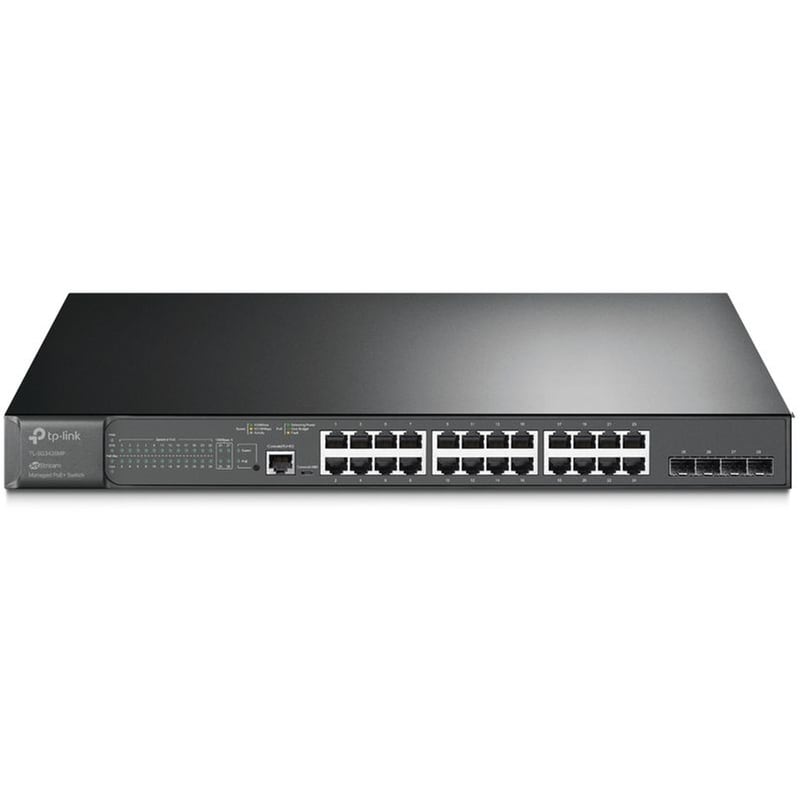 TP-LINK TP-LINK TL-SG3428MP JetStream Managed Switch L2 Gigabit Εthernet (10/100/1000 Mbps) 10-Port PoE+