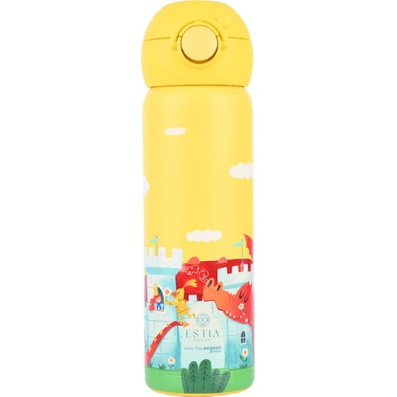 Παιδικός Θερμός Estia Wonder Bottle Save the Aegean Fortress Dragon 500ml image 0
