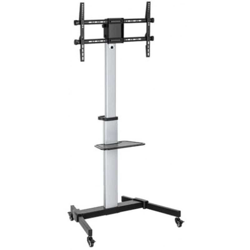 Τροχήλατη Βάση Τηλεόρασης Sbox FS-444 - Ασημί