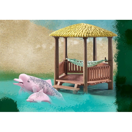 PLAYMOBIL® Wiltopia Βόλτα στο ποτάμι με τα δελφίνια (71143) image 5