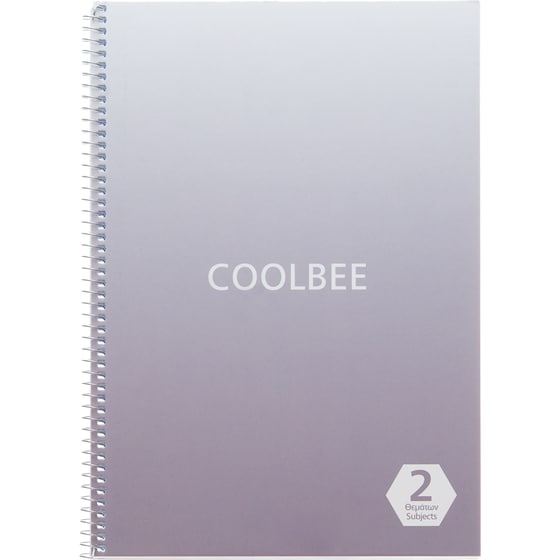 Τετράδιο Σπιράλ Coolbee Χάρτινο 17x25cm 2 Θεμάτων Notes (1 Τεμάχιο) image 1