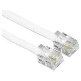 HAMA Modular Cable, 6p4c plug - 6p4c plug, 3 m, white - (00044935)