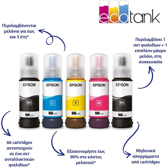 Epson EcoTank L5590  Εγχρωμο Πολυμηχάνημα Inkjet A4 με WiFi (C11CK57403) image 1
