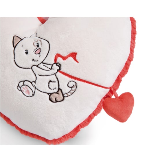 Λούτρινο NICI Μαξιλάρι Heart-Shaped Cushion Love Cat (26x22 cm) image 2