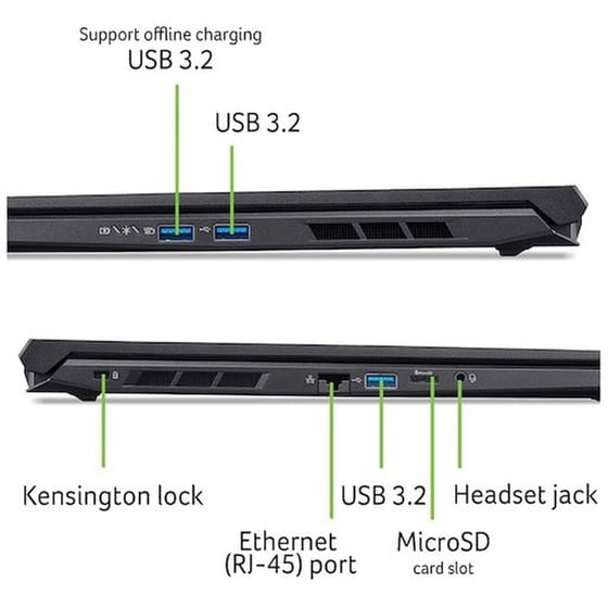 Acer Nitro V 16 AI 16" QHD+ IPS (AMD Ryzen AI 9-365/32 GB/512GB SSD/GeForce RTX 5070/Win11Home) Laptop image 10