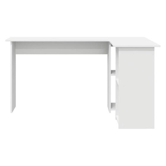 Γραφείο VidaXL από Επεξεργασμένο Ξύλο 142x102x73 cm - Λευκό image 3