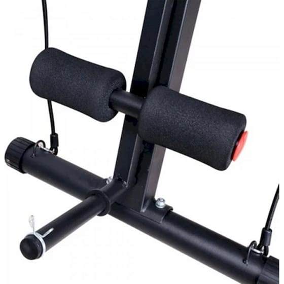 Ρυθμιζόμενος Πάγκος Γυμναστικής Homcom A91-062 153x53x102cm - Μαύρος/Κόκκινος image 6