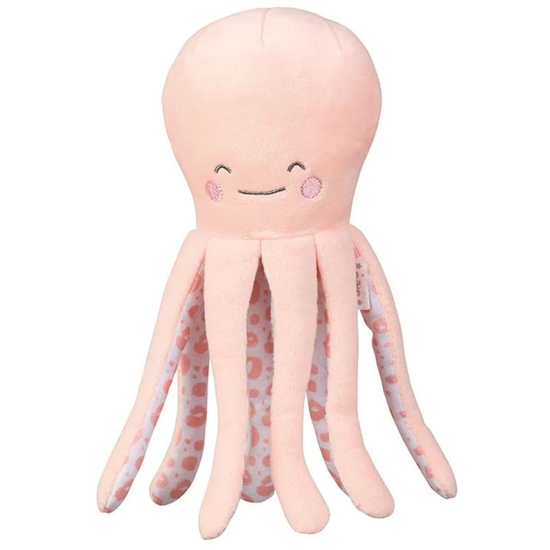 SARO Λούτρινο Ζωάκι 22εκ. Saro Mini Octopus Pink