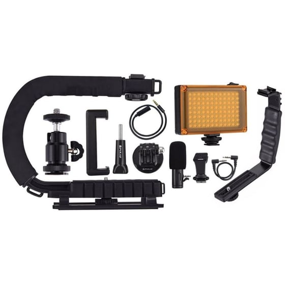 Steadycam U-grip Gimbal και Stabilizers Puluz Pkt3013 - Μαύρο image 3