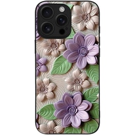 Θήκη Apple iPhone 16 Pro Max - Sonique 3D Flower Series - Βιολετί