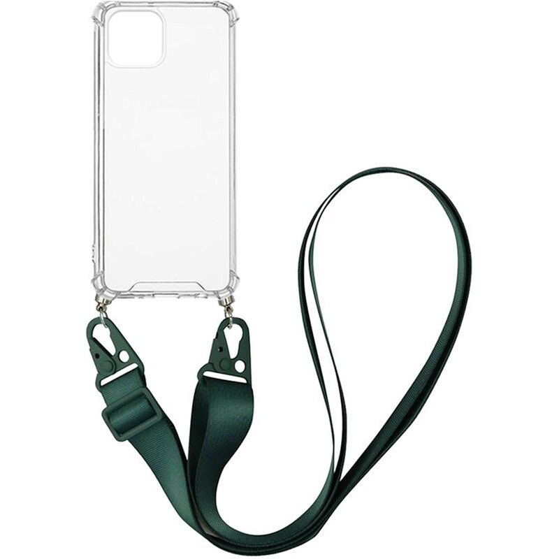 Θήκη Apple iPhone 13 - Sonique με Strap Armor Clear - Πράσινο