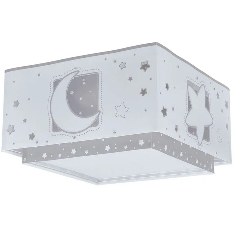 Παιδικό Φωτιστικό Οροφής Ango Moonlight Πλαφονιέρα 63236Ε - Γκρι