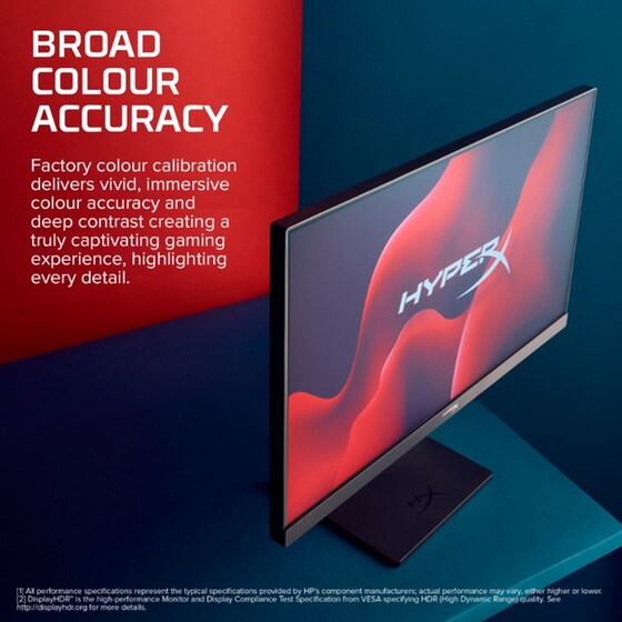 HP HyperX Omen IPS Gaming Monitor 23.8" FHD IPS Flat 180Hz 1ms image 10