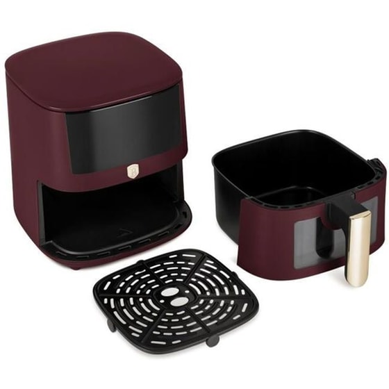 BERLINGER HAUS BH-9489 με Αποσπώμενο Κάδο 1400 W 5 L Κόκκινο Φριτέζα Αέρος image 1