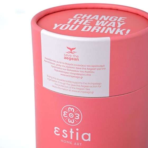 Ποτήρι Θερμός Estia Save The Aegean Fusion Coral 350 ml image 4