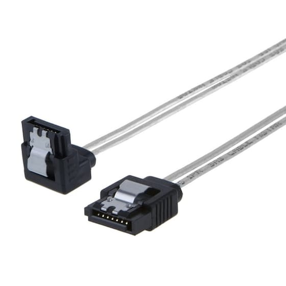 Powertech Καλώδιο Sata Iii 7pin Σε 7pin 90° Cab-w034, Flat, 0.3m image 0
