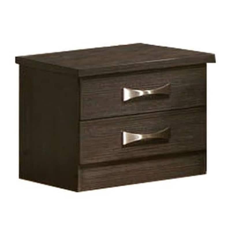 Κομοδινο Wenge Με 2 Συρταρια WOODWELL