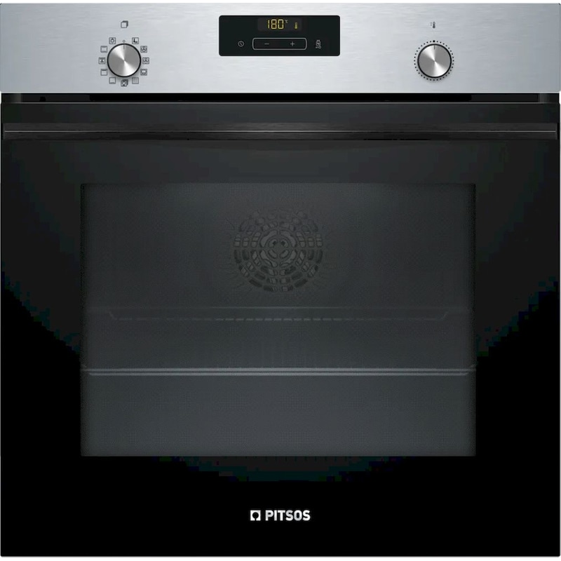 PITSOS PITSOS PH27M61X3 71 Lt Inox Εντοιχιζόμενος Φούρνος Άνω Πάγκου
