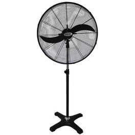 EUROLAMP 300-23503 Ανεμιστήρας Δαπέδου Με Ορθοστάτη 190W Μαύρο