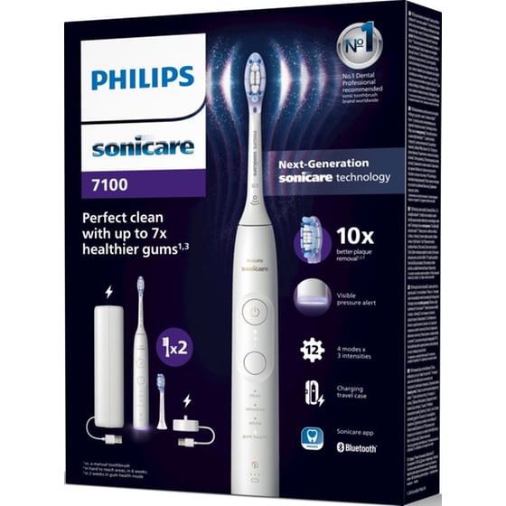 Ηλεκτρική Οδοντόβουρτσα PHILIPS Sonicare 7100 HX7420/02 - Λευκό image 2