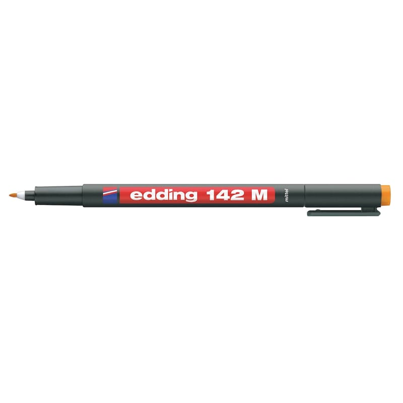 EDDING Μαρκαδόρος Ανεξίτηλος Edding 142 M Πορτοκαλί 1.0 mm