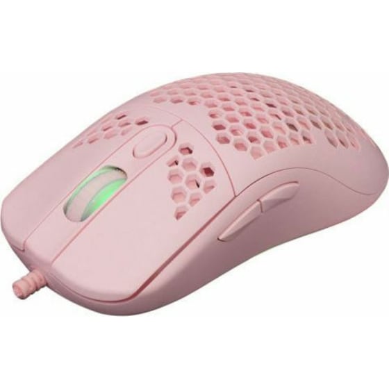 Shark Galahad Pink Gaming Ενσύρματο Ποντίκι - Λευκό image 1