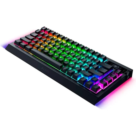 Razer V4 75% Pro Gaming Μηχανικό Ενσύρματο/Ασύρματο Bluetooth Πληκτρολόγιο με Hot-swappable διακόπτες  και RGB φωτισμό Μαύρο (US) image 0
