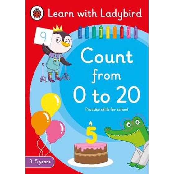 Count from 0 to 20: A Learn with Ladybird Activity Book 3-5 years: Ideal for home learning (EYFS) image 0