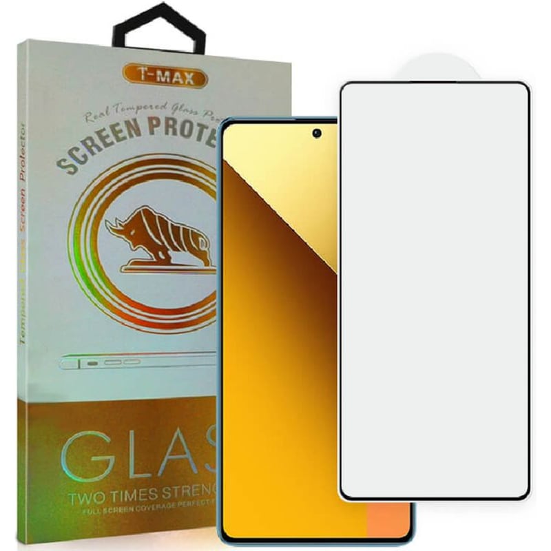 T-MAX Προστατευτικό οθόνης Xiaomi Redmi Note 13 5G - T-Max Premium 3D Tempered Glass Full Glue Fluid Despensing 0.2mm 9H