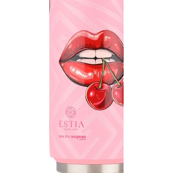 Θερμός Travel Cup ESTIA  Save the Aegean Blush Pop 500ml image 1