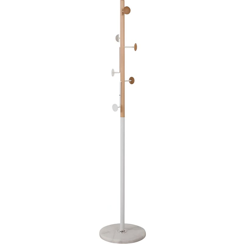 LIBERTA Καλογερος Liberta Ξύλινος 35x35x172 cm - Λευκό
