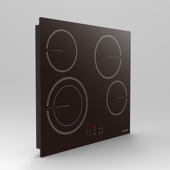 OMNYS CH641TFB & BINBL-75 78 Lt Inox Εντοιχιζόμενος Σετ Φούρνος και Εστία image 4