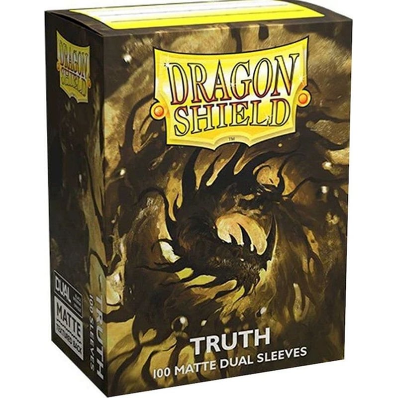 ARCANE TINMEN Truth Dragon Shield Sleeves Standard Size Matte Dual (100 Sleeves)