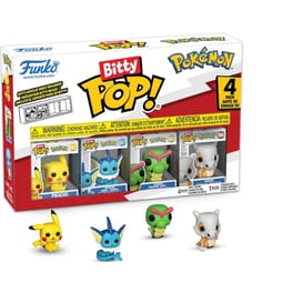 Funko Bitty POP! Pokemon - Pikachu, Vaporeon, Caterpie & Chase Mystery 4-Pack