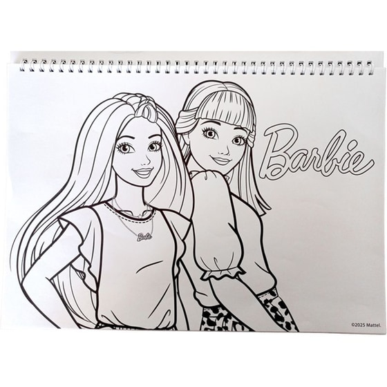 Μπλοκ Ζωγραφικής Gim A4 40Φ Barbie Paints image 4