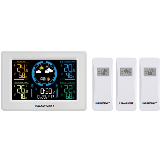 Μετεωρολογικός Σταθμός Blaupunkt WS40WH - Λευκό image 0