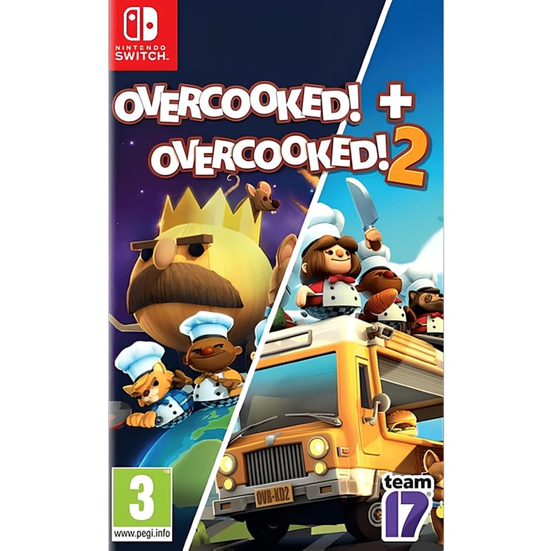 SOLDOUT Overcooked double pack ( 1 and 2 ) Nintendo Switch