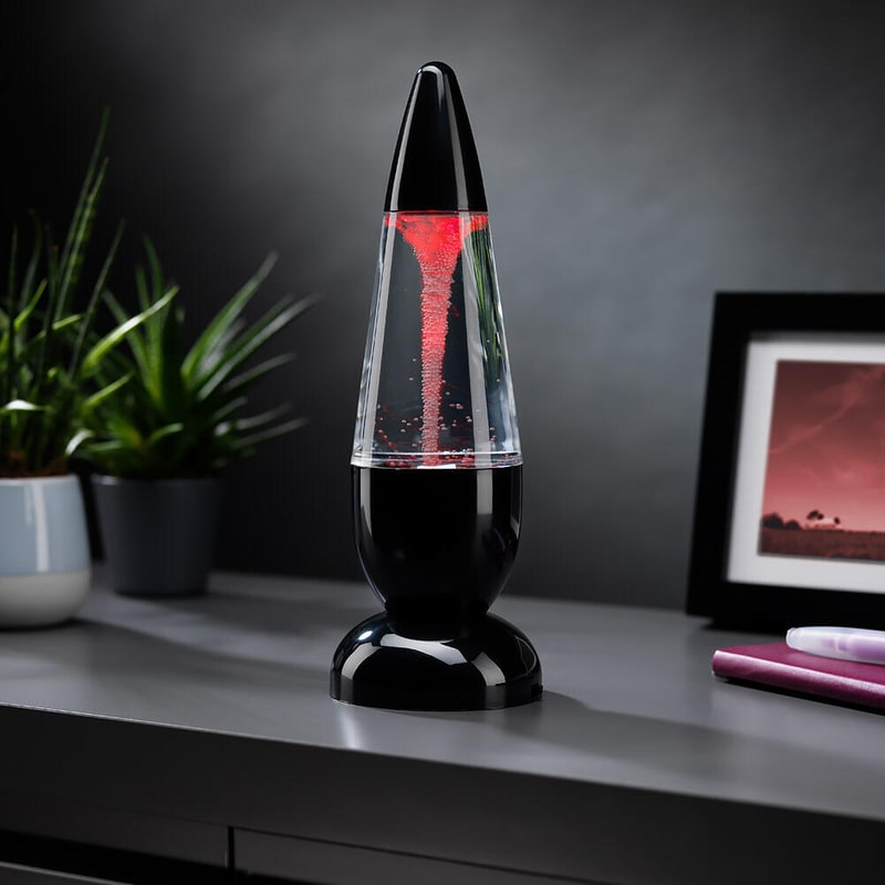 RED5 Red5 Mini Twister Lamp Φωτιστικό Led Μπαταρίας Που Παράγει Υπνωτιστικό Θέαμα (μαύρο Χρώμα)