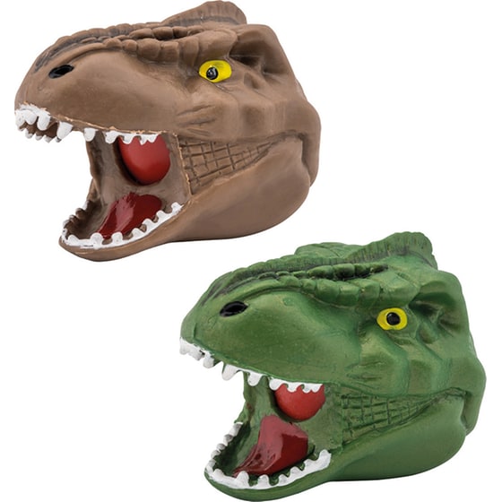 Ζουληχτό Κεφάλι Δεινοσαύρου σε 2 Χρώματα 1 Τμχ - Τυχαία Επιλογή Σχεδίου image 0