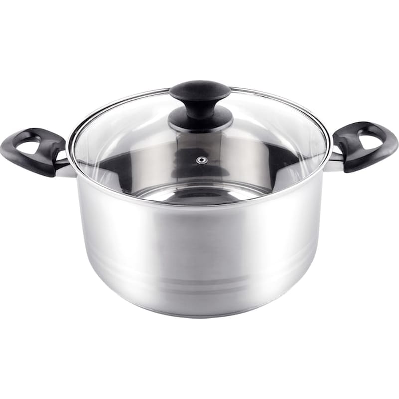 Κατσαρόλα Βαθιά LAMART LEGER από Ανοξείδωτο Ατσάλι 24 cm