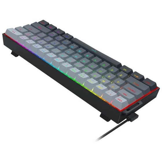 Redragon Fizz RT K617GGB-RGB-MP Ενσύρματο Gaming Μηχανικό Πληκτρολόγιο με Magnetic διακόπτες - Μαύρο (US) image 3
